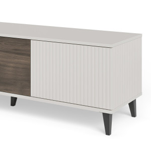 BLEND modern TV-szekrény – kasmír / dió – 150 cm