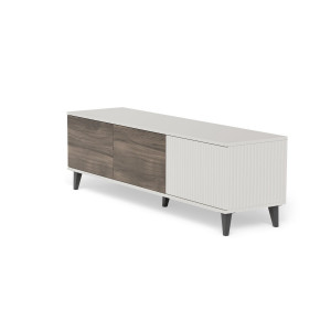 BLEND modern TV-szekrény – kasmír / dió – 150 cm