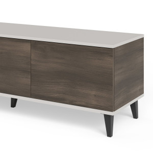 BLEND modern TV-szekrény – kasmír / dió – 150 cm