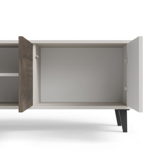 BLEND modern TV-szekrény – kasmír / dió – 150 cm