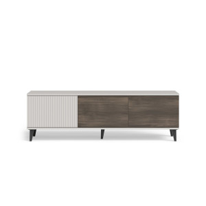 BLEND modern TV-szekrény – kasmír / dió – 150 cm