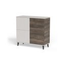 BLEND modern magas komód – kasmír / dió – 100 cm