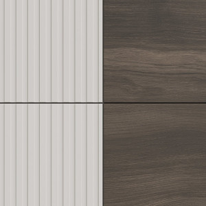 BLEND modern magas komód – kasmír / dió – 100 cm