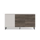 BLEND modern komód – kasmír / dió – 160 cm
