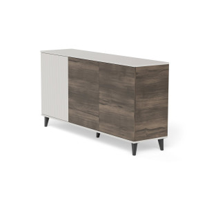 BLEND modern komód – kasmír / dió – 160 cm