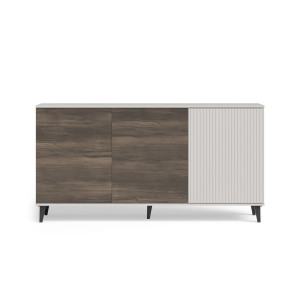 BLEND modern komód – kasmír / dió – 160 cm