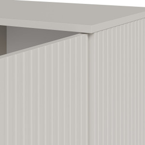 BLEND modern komód – kasmír / dió – 160 cm