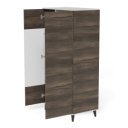 BLEND modern gardróbszekrény – kasmír / dió – 90 cm