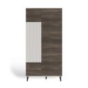 BLEND modern gardróbszekrény – kasmír / dió – 90 cm