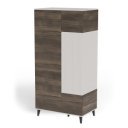 BLEND modern gardróbszekrény – kasmír / dió – 90 cm