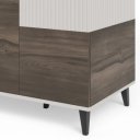 BLEND modern gardróbszekrény – kasmír / dió – 90 cm