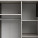 BLEND modern gardróbszekrény – kasmír / dió – 90 cm