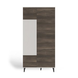BLEND modern gardróbszekrény – kasmír / dió – 90 cm BLEND