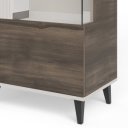BLEND modern vitrin – kasmír / dió – 60 cm