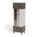 BLEND modern vitrin – kasmír / dió – 60 cm