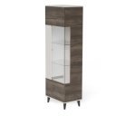 BLEND modern vitrin – kasmír / dió – 60 cm