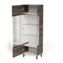 BLEND modern vitrin – kasmír / dió – 60 cm