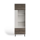 BLEND modern vitrin – kasmír / dió – 60 cm