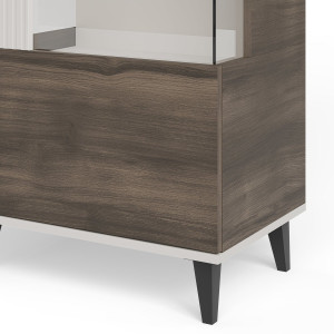 BLEND modern vitrin – kasmír / dió – 60 cm