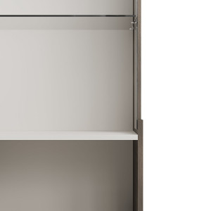 BLEND modern vitrin – kasmír / dió – 60 cm