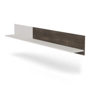BLEND modern fali polc – kasmír / dió – 180 cm