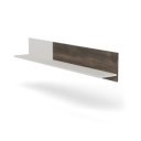 BLEND modern fali polc – kasmír / dió – 150 cm