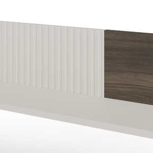 BLEND modern fali polc – kasmír / dió – 150 cm
