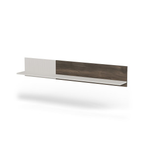BLEND modern fali polc – kasmír / dió – 150 cm
