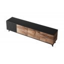 TONE modern TV-szekrény –  tölgy / fekete – 200 cm