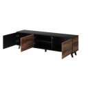 TONE modern TV-szekrény – tölgy / fekete – 180 cm