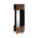TONE modern vitrin – tölgy / fekete – 60 cm