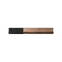 TONE modern fali polc – tölgy / fekete – 180 cm