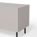 DUNE modern TV-szekrény – kasmír / fekete – 200 cm