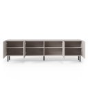 DUNE modern TV-szekrény – kasmír / fekete – 200 cm