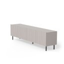 DUNE modern TV-szekrény – kasmír / fekete – 200 cm