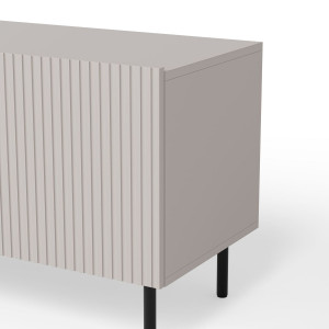 DUNE modern TV-szekrény – kasmír / fekete – 200 cm