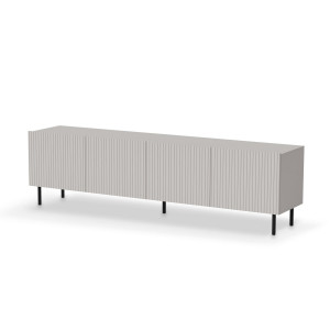 DUNE modern TV-szekrény – kasmír / fekete – 200 cm