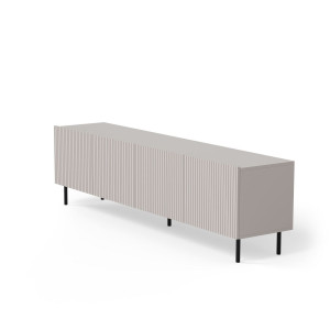 DUNE modern TV-szekrény – kasmír / fekete – 200 cm
