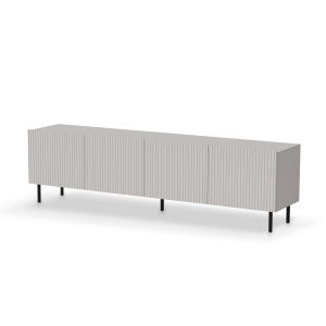 DUNE modern TV-szekrény – kasmír / fekete – 200 cm DUNE