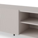 DUNE modern TV-szekrény – kasmír / fekete – 150 cm