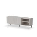 DUNE modern TV-szekrény – kasmír / fekete – 150 cm