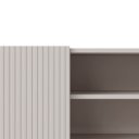 DUNE modern TV-szekrény – kasmír / fekete – 150 cm