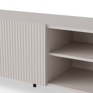 DUNE modern TV-szekrény – kasmír / fekete – 150 cm