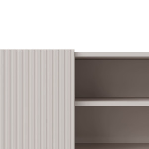 DUNE modern TV-szekrény – kasmír / fekete – 150 cm