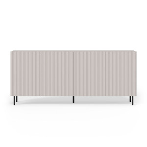 DUNE modern komód – kasmír / fekete – 200 cm