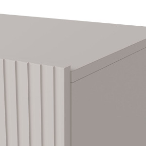 DUNE modern komód – kasmír / fekete – 200 cm