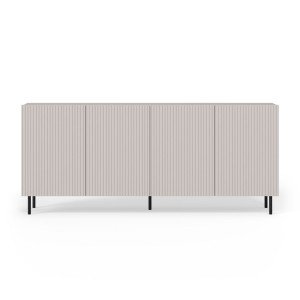 DUNE modern komód – kasmír / fekete – 200 cm DUNE
