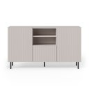 DUNE modern komód – kasmír / fekete – 150 cm
