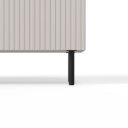 DUNE modern komód – kasmír / fekete – 150 cm