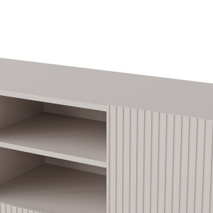 DUNE modern komód – kasmír / fekete – 150 cm